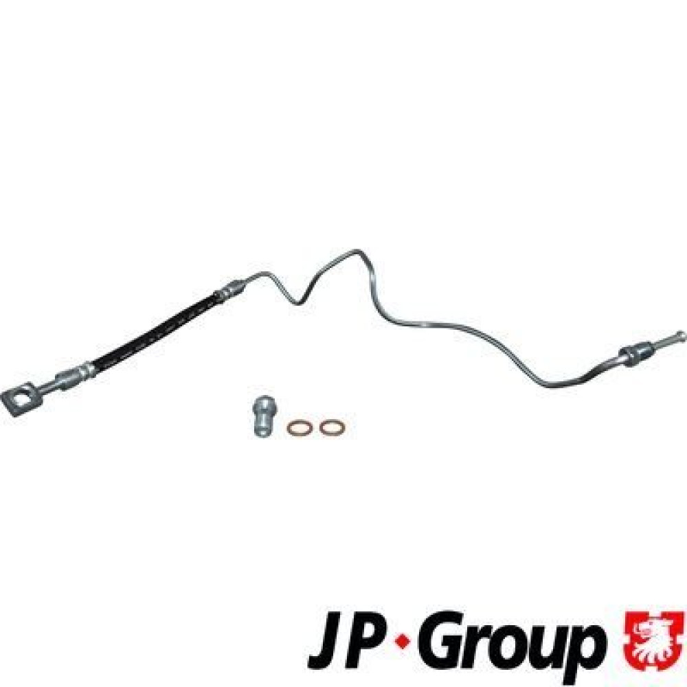Гальмівний шланг зад Octavia/Golf 4 -01 (233 mm+трубка) JP GROUP 1161500270