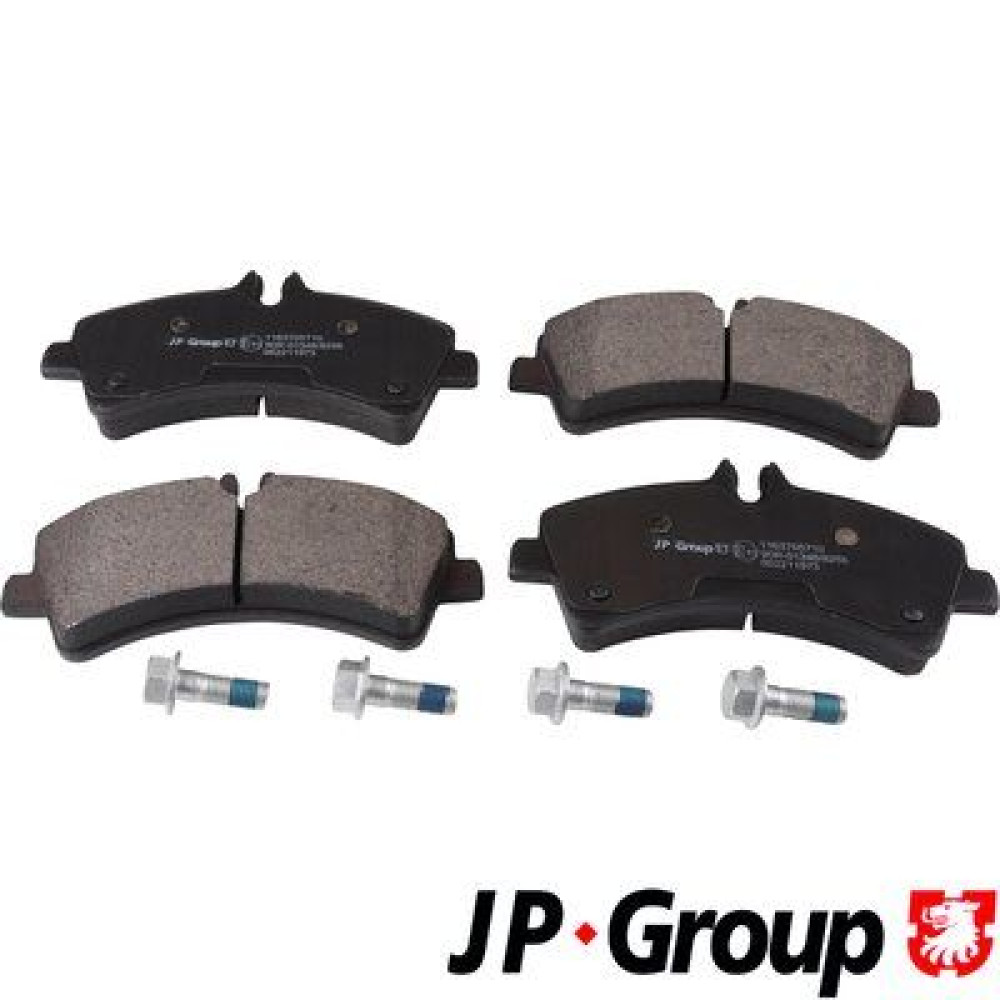 Гальмівні колодки задні спарка JP GROUP 1163705710