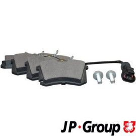 Гальмівні колодки задні з датчик JP GROUP 1163705910