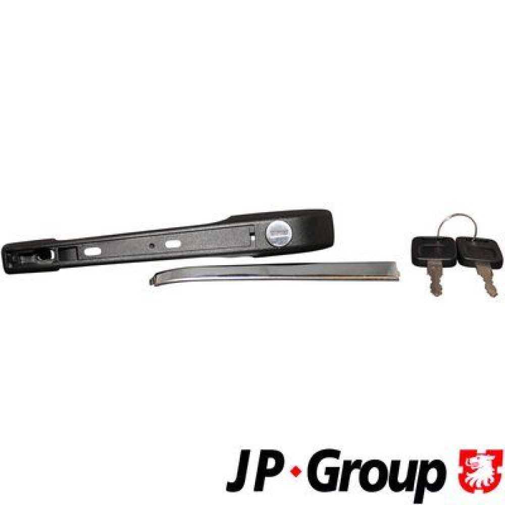 Ручка дверей передня права +вставка замка JP GROUP 1187101680