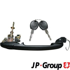 Ручка дверей передня ліва/права зі вставкою замка JP GROUP 1187101900