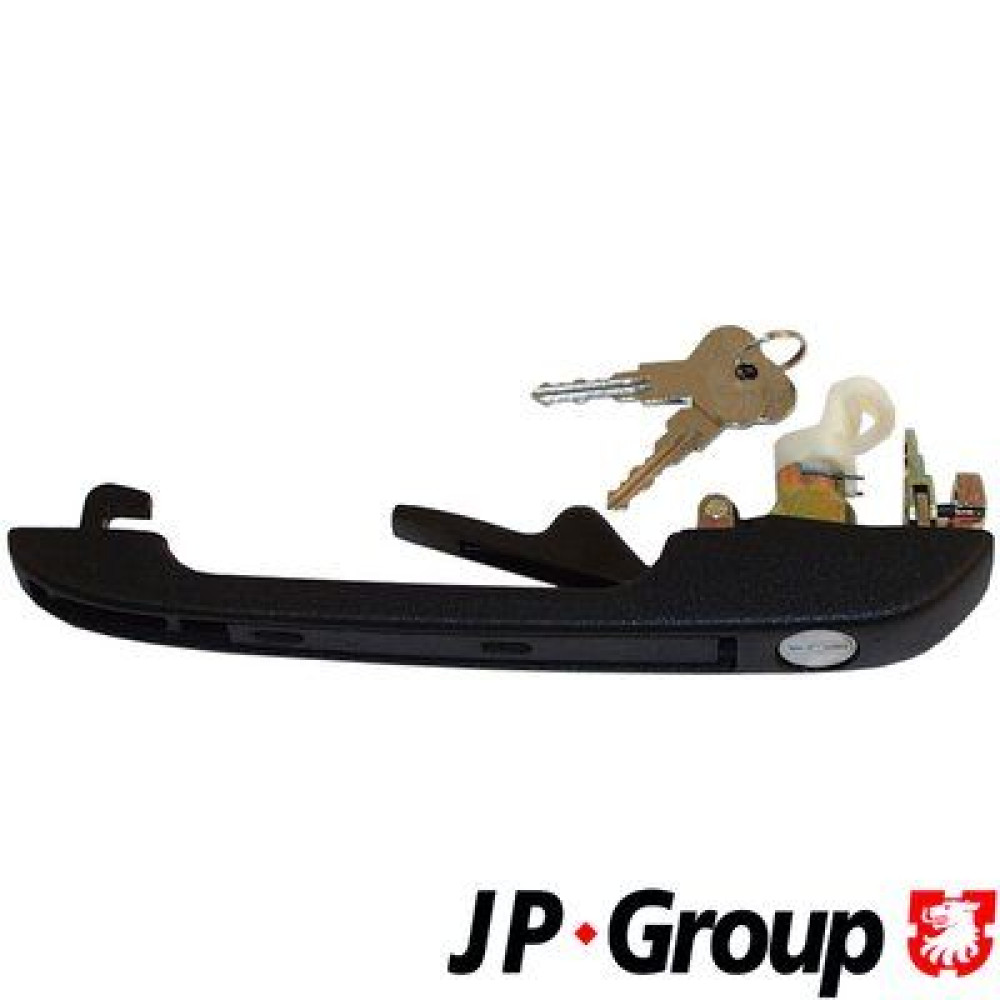 Ручка дверей передня права +вставка замка ключ JP GROUP 1187102280