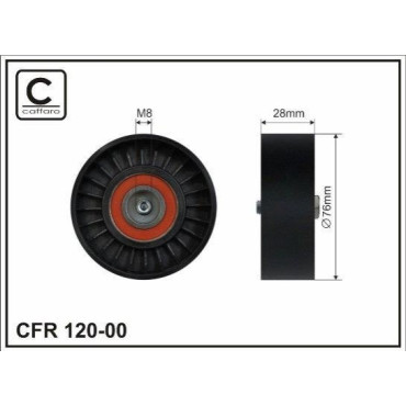 Ролик натягнення CAFFARO 12000