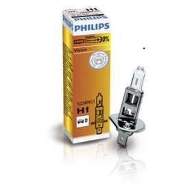 Автолампа H1 12V 55W P14.5s Vision +30% (1 в упаковці) PHILIPS 12258prc1