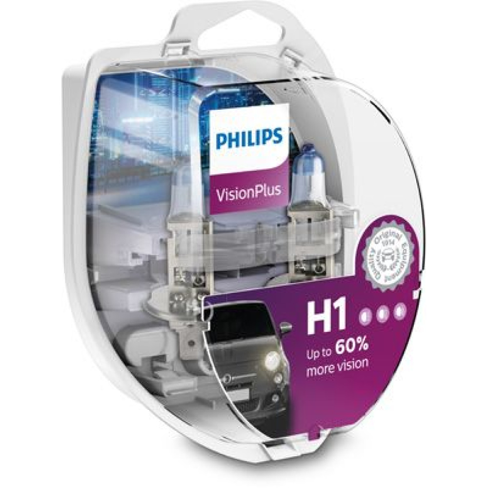 Автолампа H1 12V 55W P14,5s PHILIPS 12258vps2