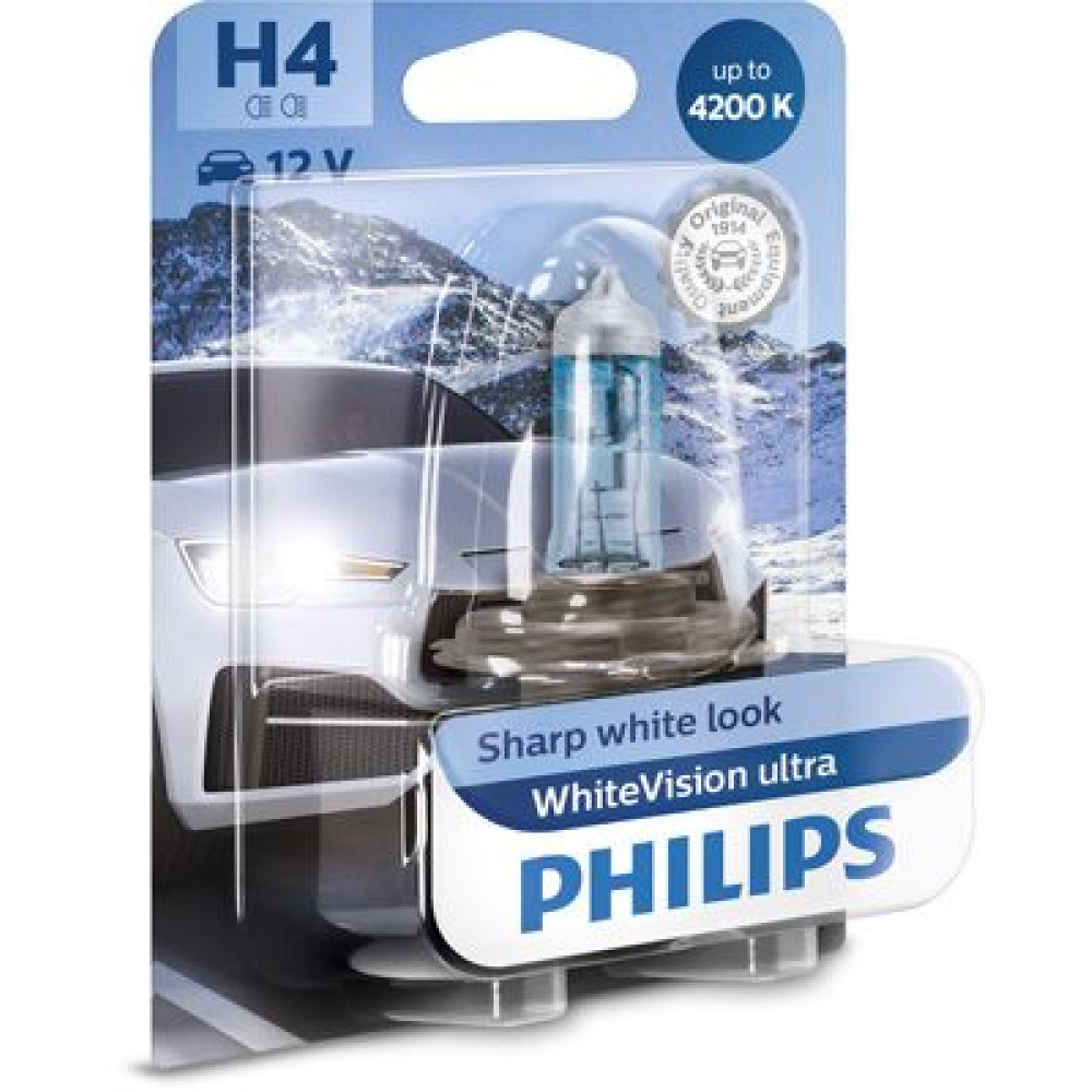 Автолампа H4 B1 12 V60/55W P43t-38 PHILIPS 12342wvub1