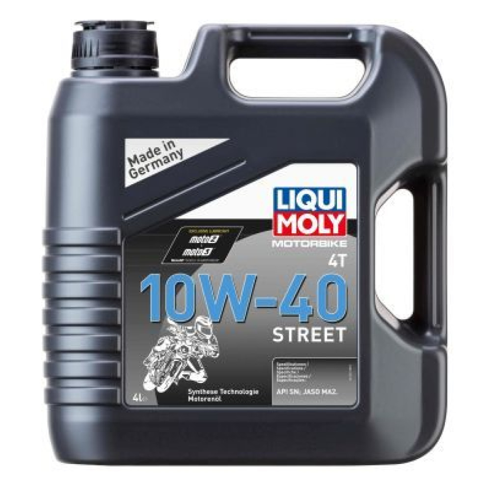 Моторна олива НС-СИНТЕТИЧНА MOTORBIKE 4T 10W-40 STREET 4Л LIQUI MOLY 1243