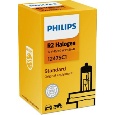 Автолампа R2 12V 45/40W P45T-41 PHILIPS 12475c1