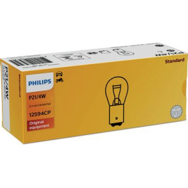 Автолампа P21/4W 12V 21/4W BAZ15d PHILIPS 12594cp