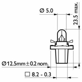 Автомобильная лампа PHILIPS 12600cp