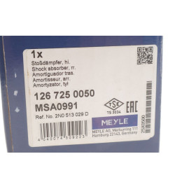 Амортизатор підвіски MEYLE 1267250050