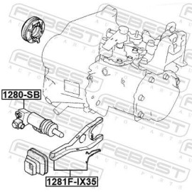 Цилиндр сцепления рабочий Febest 1280sb