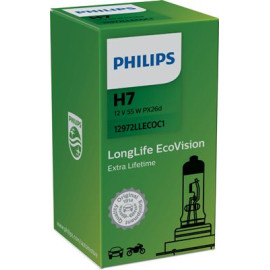Автолампа H7 12V 55W PX26d LongerLife Ecovision (1 в упаковці) PHILIPS 12972llecoc1