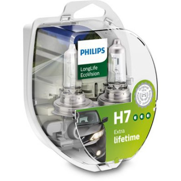 Автолампа H7 12V 55W PX26d PHILIPS 12972llecos2