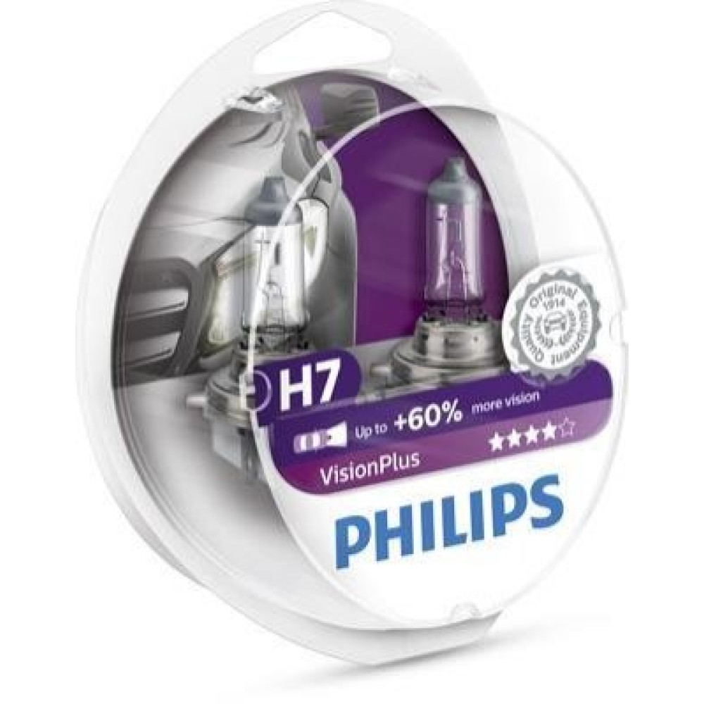 Автолампа H7 12V 55W PX26d. в блистере PHILIPS 12972vps2