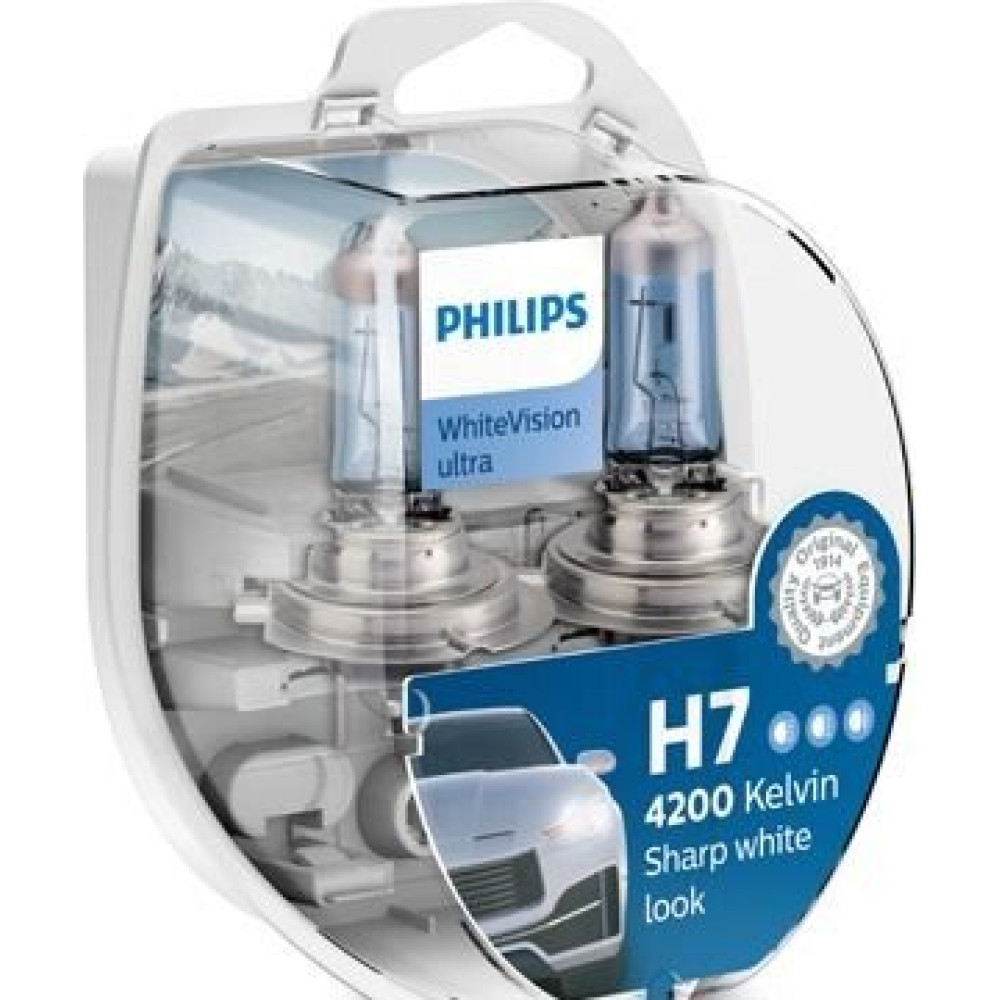 Автолампа H7/W5W 12V 55W PX26d PHILIPS 12972wvusm