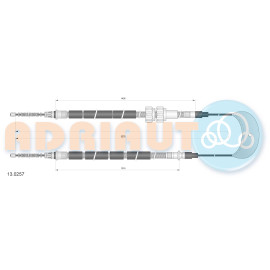 Трос ручного гальма ADRIAUTO 130257