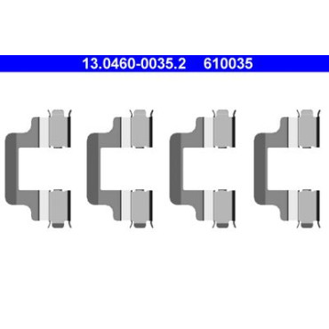 Комплект монтажных колодок ATE 13046000352