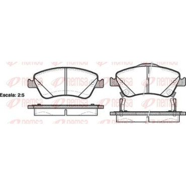 Ремкомпл. супорта пер. C4 13-/Berlingo 18-/Combo 18-/Partner 18-/308 07-(superkit/60 mm) FRENKIT 760598