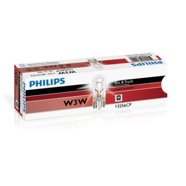 Автолампа W3W 24V 3W W2,1x9,5D T10 PHILIPS 13256cp