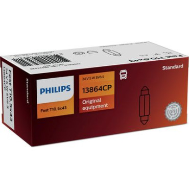 Автолампа 24V 5W SV8,5 T10,5x42 PHILIPS 13864cp