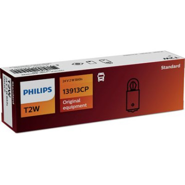 Автолампа 24V 2W BA9S T8,5x21,5 PHILIPS 13913cp