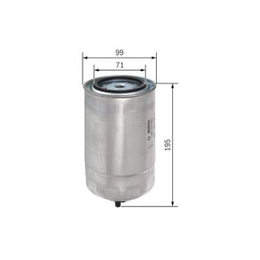 Фильтр топливный BOSCH 1457434402