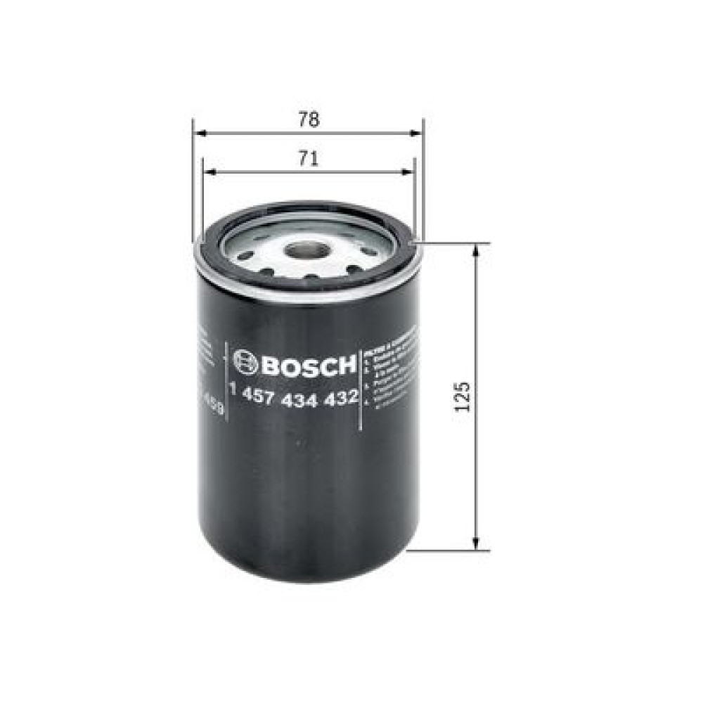 Фільтр паливний BOSCH 1457434432