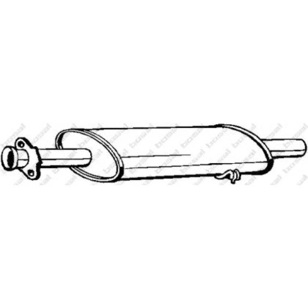 Глушитель Bosal 148141