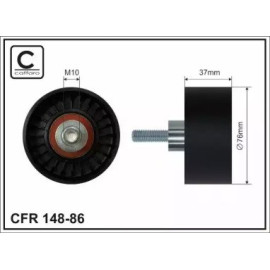 Ролик CAFFARO 14886
