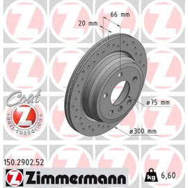 Диск гальмівний ZIMMERMANN 150290252