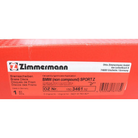 Диск тормозной ZIMMERMANN 150346152