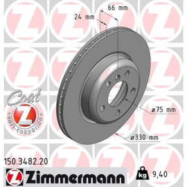ZIMMERMANN 150348220 Диск тормозной ZIMMERMANN 150348220