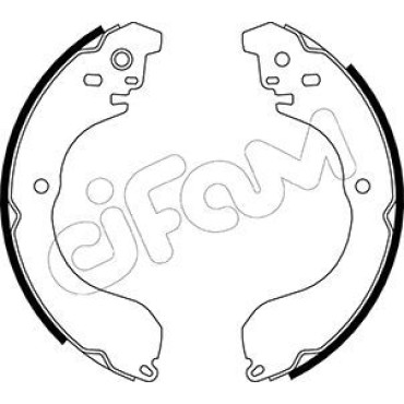 Тормозные колодки задние CIFAM 153296