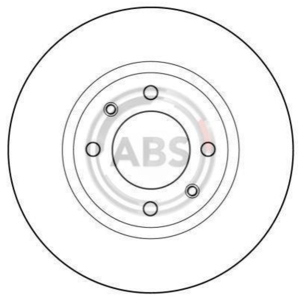 Тормозной диск передний ABS 15414