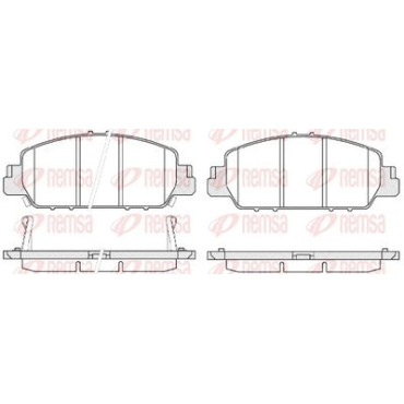 Ремкомпл. суппорта пер. T6 15-(расширенный/60 мм)(CBI) FRENKIT 260118