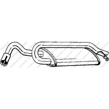 Глушитель Bosal 154939