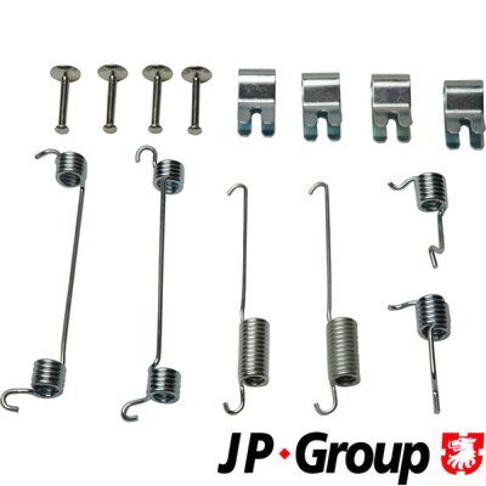 Монтажный комплект барабанных тормозов задний JP GROUP 1564002810
