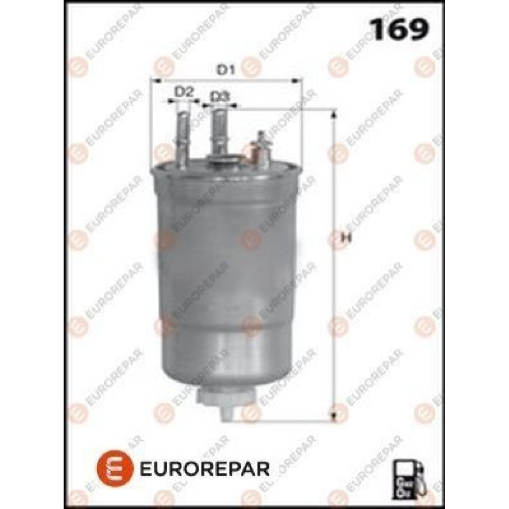 Фильтр топливный дизельный EUROREPAR 1609690780