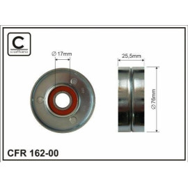 Ролик натяжной CAFFARO 16200