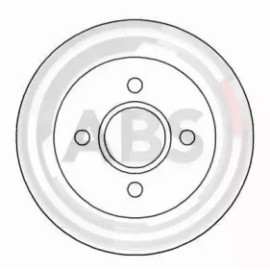 Гальмівний диск задн. Fiesta/Focus/Scorpio/Sierra/Chimaera/Kallista 82- ABS 16375
