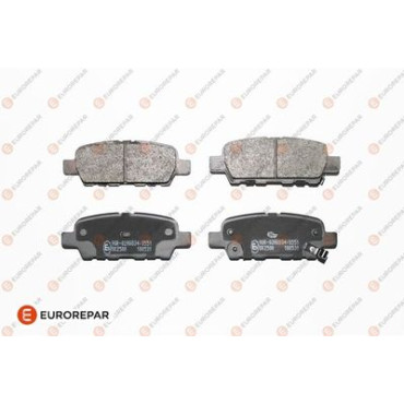 Колодки гальмівні задні EUROREPAR 1639378380
