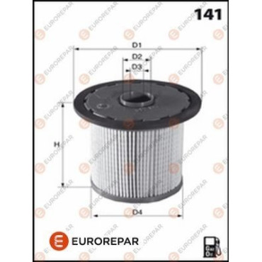 Фільтр паливний EUROREPAR 1643627080