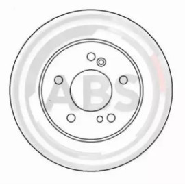 Гальмівний диск задн. W203/W208/W209/W202 (93-11) ABS 16450
