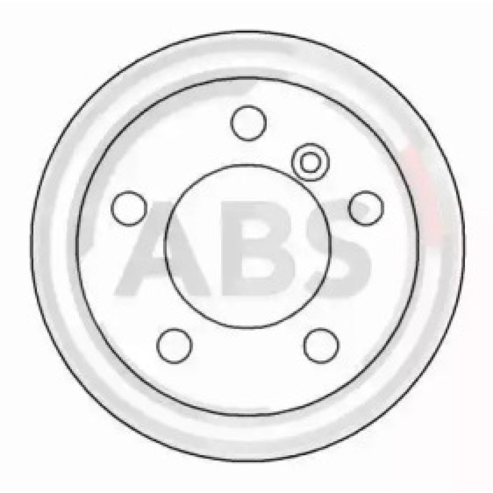 Гальмівний диск зад. Sprinter 308-316 96-06 (16mm) ABS 16454
