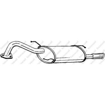 Глушник Bosal 165143
