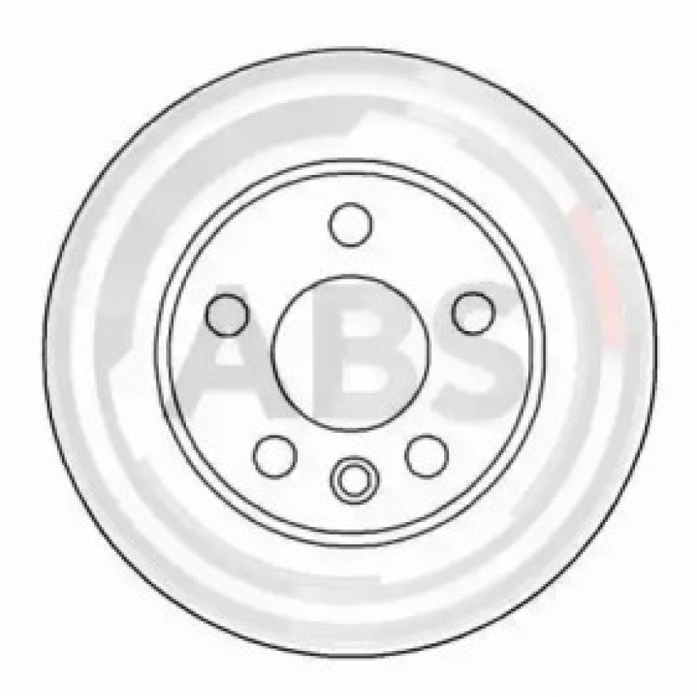 Гальмівний диск задн. Transporter (96-03) ABS 16659