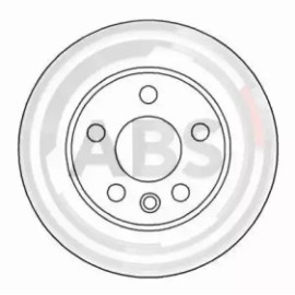 Гальмівний диск задн. Transporter (96-03) ABS 16659