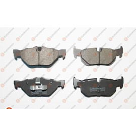 EUROREPAR 1675995080 Тормозные колодки задние EUROREPAR 1675995080