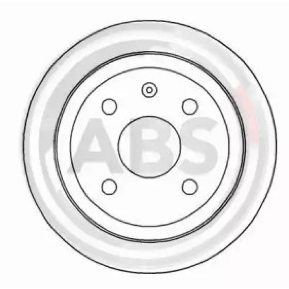 Гальмівний диск задн. Astra/Vectra/Nubira/Orion 96-05 ABS 16928